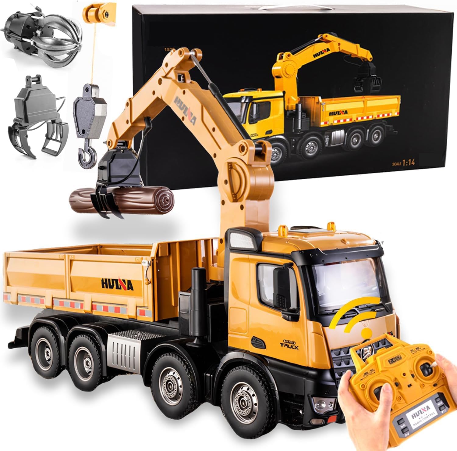 Amazon.co.jp: ダンプトラックリモコン大型18.8インチ（48 CM）1：14